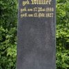 Mueller Sofia 1889-1927 Grabstein